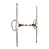 Bridão Caneta Inox Bocal Ferro Salivador Embocadura Cavalo