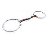 Bridao D Inox Bocal Banhado A Cobre Para Cavalo Ou Mula Luxo