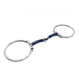 Bridão D Inox Bocal Banhado A Ferro Para Cavalo