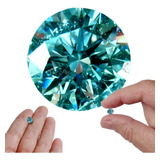 Brilhante Russo Cor Blue Tyffani Diamond C/ 2.3 Cts