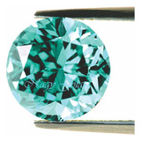 Brilhante Russo Cor Blue Tyffani Diamond De 5mm