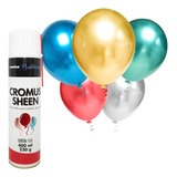 Brilho Balões Bexigas Spray Cromus Sheen 400ml Buffet Festa