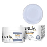 Brilia Nails Gel Para Alongamento De Unhas Control Blanc 25g