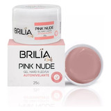 Brilia Pink Nude Para Unhas Em Gel Hard Autonivelante 25g.