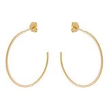 Brinco Argola Feminino Banhado De Ouro 18k Semi Jóia.