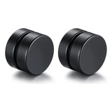 brinco magnetico preto alargador falso