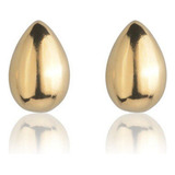 Brincos Gota Thassia Naves Banhado Ouro 18k Super Tendência