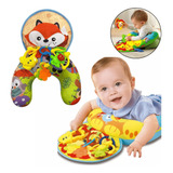 Brinquedo Almofadinha Conforto Bebê Com Mordedor Acessórios