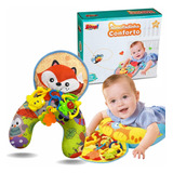 Brinquedo Almofadinha Conforto Bebe Com Mordedor Acessórios