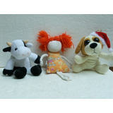 Brinquedo Antigo Lote De Pelucia Animais 03 Peças Anos 90/00