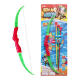Brinquedo Arco E Flecha Infantil Com Alvo Destacável Cor Azul