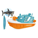 Brinquedo Barco Shark Wave Tubarão Usual