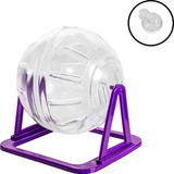 Brinquedo Bola Globo Exercícios Com Suporte Hamster 