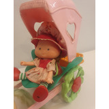 Brinquedo Boneca Moranguinho Carruagem Charrete Anos 80
