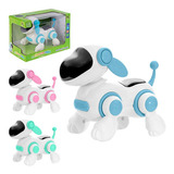 Brinquedo Cachorrinho Interativo Do Cão Do Robô Presente Top Cor Azul-turquesa Personagem Dog Star