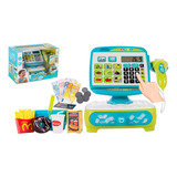 Brinquedo Caixa Registradora Mini Mercado Calcula Luz E Som