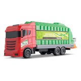 Brinquedo Caminhão Coletor De Lixo Garbage Truck Orange Toys