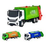 Brinquedo Caminhão Iveco Coletor Lixo Usual-veja Video