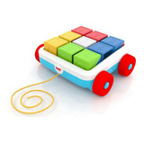 Brinquedo Carrinho De Atividades Blocos Fisher Price 6m+