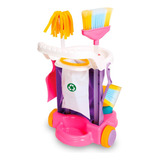 Brinquedo Carrinho Faxina Infantil Mope Menina Maral Kids