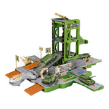 Brinquedo Carrinho Garagem Car 2 Em 1 Playset Pista Combate