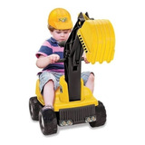 Brinquedo Carrinho Max Escavadeira Com Capacete