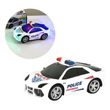 Brinquedo Carrinho Policia Infantil Luz 3d