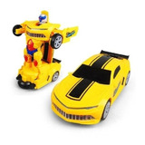 Brinquedo Carro Robô Camaro Transformers Carro Bumblebee 