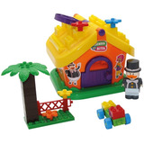 Brinquedo Casinha Divertida Mundo Bita C/ Blocos Educativos