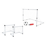 Brinquedo Chute A Gol 02 Traves 02 Redes 01 Bola Divertido