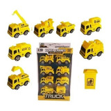 Brinquedo Coleção Carrinhos Construção Kit Com 8 Pçs Fricção
