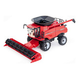 Brinquedo Colheitadeira Miniatura Trator Case Axial Flow Cor Vermelho