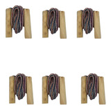  Brinquedo Corda De Pular Infantil Empunhadura 1,8m Kit 6