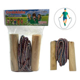 Brinquedo Corda De Pular Infantil Empunhadura 1,8m 