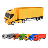 Brinquedo Criança Caminhão Iveco Hiway Bau Replica 