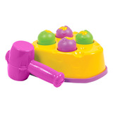Brinquedo Criança Infantil Bate Martelo Rata Tuff Educativo