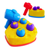 Brinquedo Criança Infantil Bate Martelo Rata Tuff Educativo