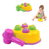 Brinquedo Criança Infantil Bate Martelo Rata Tuff Educativo