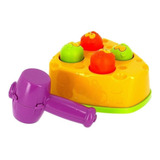 Brinquedo Criança Infantil Bate Martelo Rata Tuff Educativo