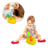 Brinquedo Criança Infantil Bate Martelo Rata Tuff Educativo