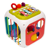 Brinquedo Cubo Multi Atividades 7 Em 1 Bebê Montessori Buba