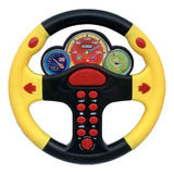 Brinquedo De Atividades Volante Musical Bebê Amarelo