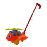 Brinquedo De Empurrar Helicóptero Avião Educativo