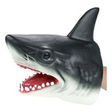 Brinquedo De Fantoche De Mão De Tubarão Modelo De Mão Realis