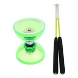 Brinquedo De Habilidade Diabolo Chinês De Duas Pontas Verde