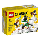 Brinquedo De Montar Lego Classic Blocos Brancos Criativos Quantidade De Peças 60
