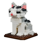 Brinquedo De Montar Mini Peça Petit Block Gato