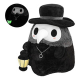 Brinquedo De Pelúcia Steampunk Plague Doctor Que Brilha No E