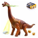Brinquedo Dinossauro Grande Anda Bota Ovo Som E Led C/ Pilha
