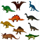 Brinquedo Dinossauro Miniatura De Plástico Com